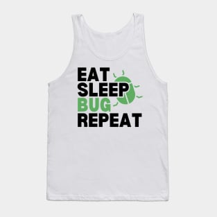 Eat Sleep Code Repeat Funny Developer Tank Top